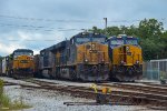 CSX 7319, 3071 & 3064 at the Yard